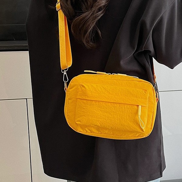 2025 New crossbody bag, women's backpack, small square bag, casual bag, single-shoulder small crossbody bag, women's postman bag, multi-color outdoor details Picture