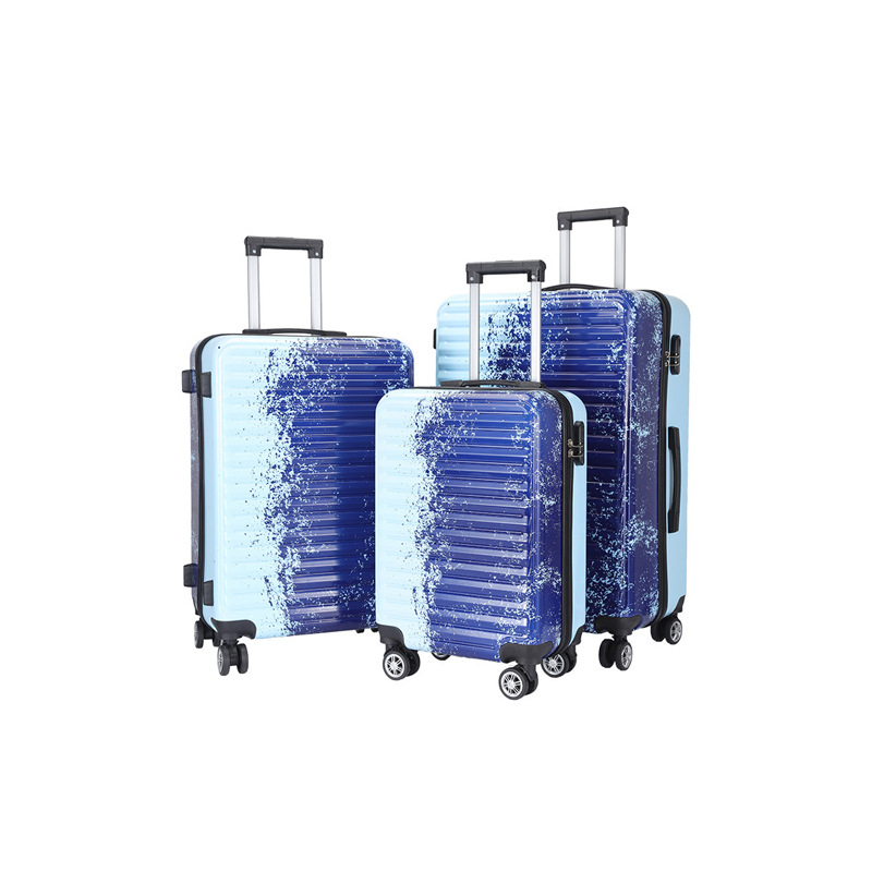 Customized ABS luggage, fashionable and casual, large-capacity zipper and handle suitcase, high appearance level, hard shell travel suitcase for men and women Application Scenario