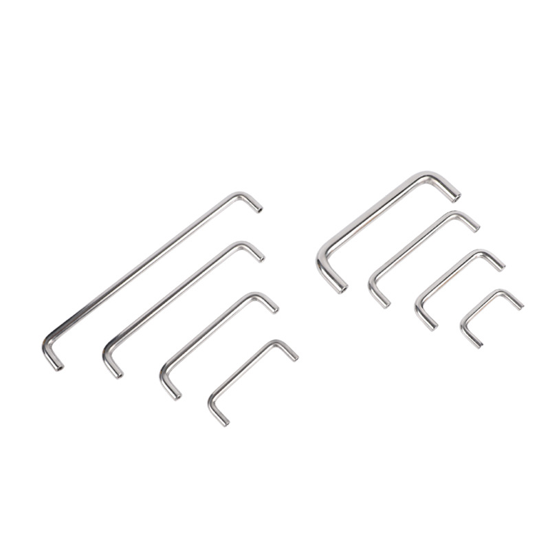 304 stainless steel U-shaped solid handle, industrial equipment box handle, furniture metal accessory handle, stainless steel handle Item Picture