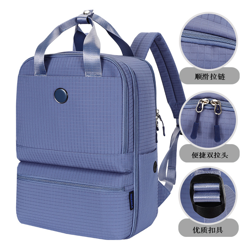 New multi-functional laptop bag for men and women, high-end business backpack for business trips and commuting details Picture