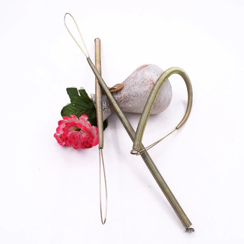 38cm tension spring automatic pulling screen door spring, household spring stretching door closing spring, windproof door closing device full figure