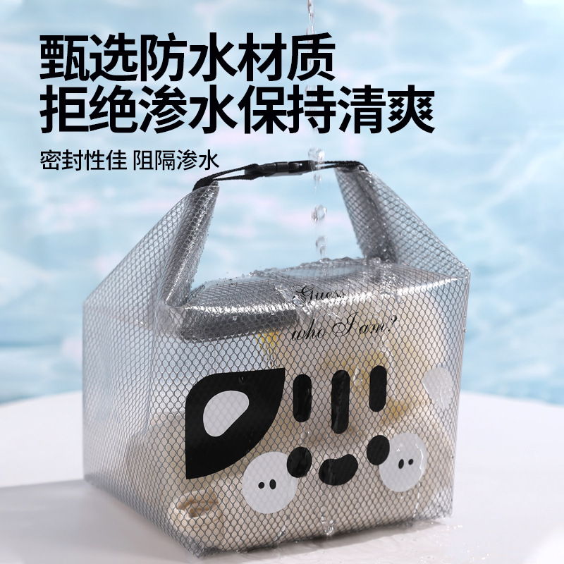 Runhui's new EVA cartoon waterproof bags, travel beach bags, swimming bags, swimsuit bags, and summer swimming and toiletry bags details Picture