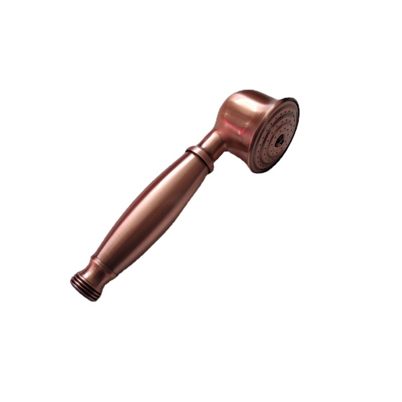 Wholesale of copper hand-held shower heads, retro shower heads, brushed high-pressure hand-held shower heads Item Picture