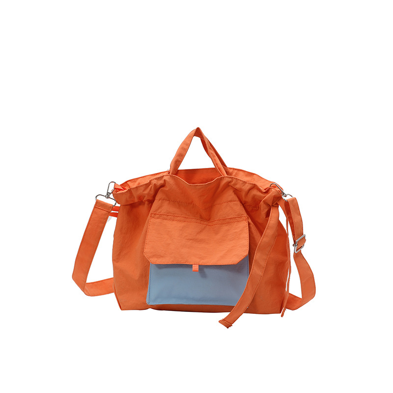 Korean large-capacity casual backpack 2025 new niche design tote bag, student schoolbag, crossbody bag Item Picture