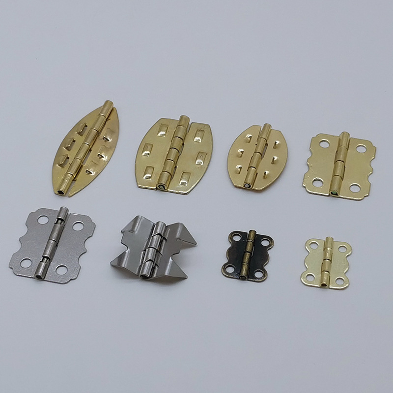 Lace hinges, photo frame accessories, hardware accessories, connecting pieces, small hinges, iron hinges, adjustable 90-degree and 180-degree backs Specification drawing