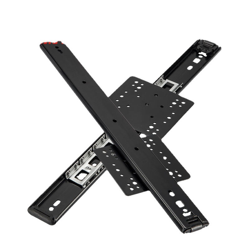 Invisible folding household pocket door, revolving door, wardrobe door, cabinet side insertion door, slide rail, top flip door guide rail, hardware Item Picture