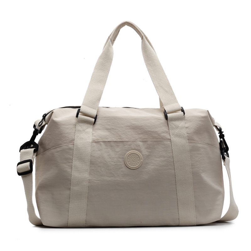 New Korean-style single-shoulder crossbody waterproof, large capacity, stretchable suitcase, fitness bag, short travel bag, mommy bag Item Picture