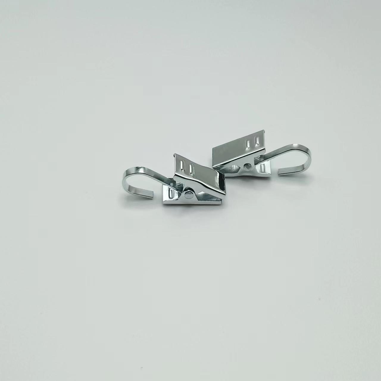 Curtain clip buckle ring 430 stainless steel clip hook accessory, strong bath curtain clip, load-bearing thickened old-fashioned curtain details Picture