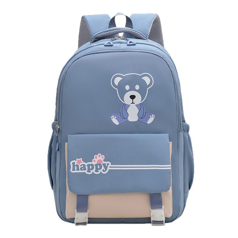 2025 New nylon fabric zipper fashionable large-capacity backpack, travel bag, high appearance level, junior high school and primary school students Item Picture