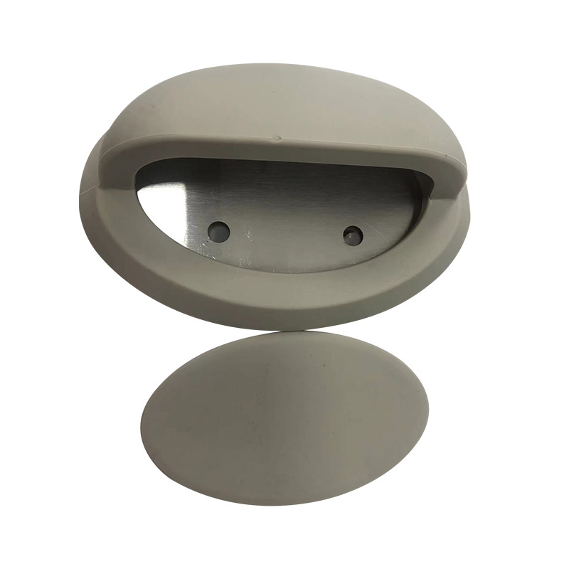 Silicone door handle, anti-collision, flame-retardant, embedded soft package, safe and environmentally friendly sliding door, storage cabinet door, window handle Item Picture