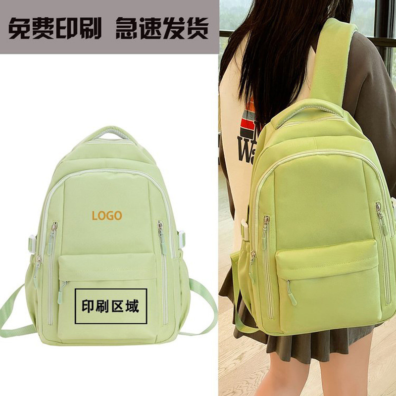 Customized schoolbags for primary school students, promotional gifts for art classes in school training institutions, and backpacks for study Tours can be printed with logos Application Scenario