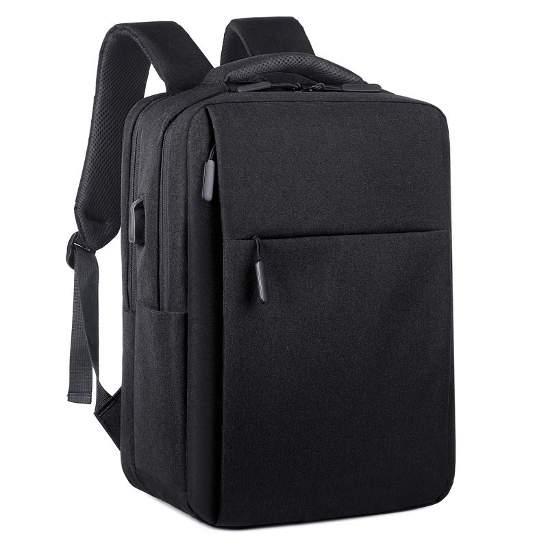 New business commuting backpack, laptop compartment, independent backpack, multi-functional waterproof double-layer computer bag details Picture