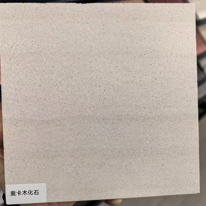 Desert style inorganic stone hotel lobby corridor dry-hung cement living room conference hall wall artificial lime stone manufacturer Application Scenario
