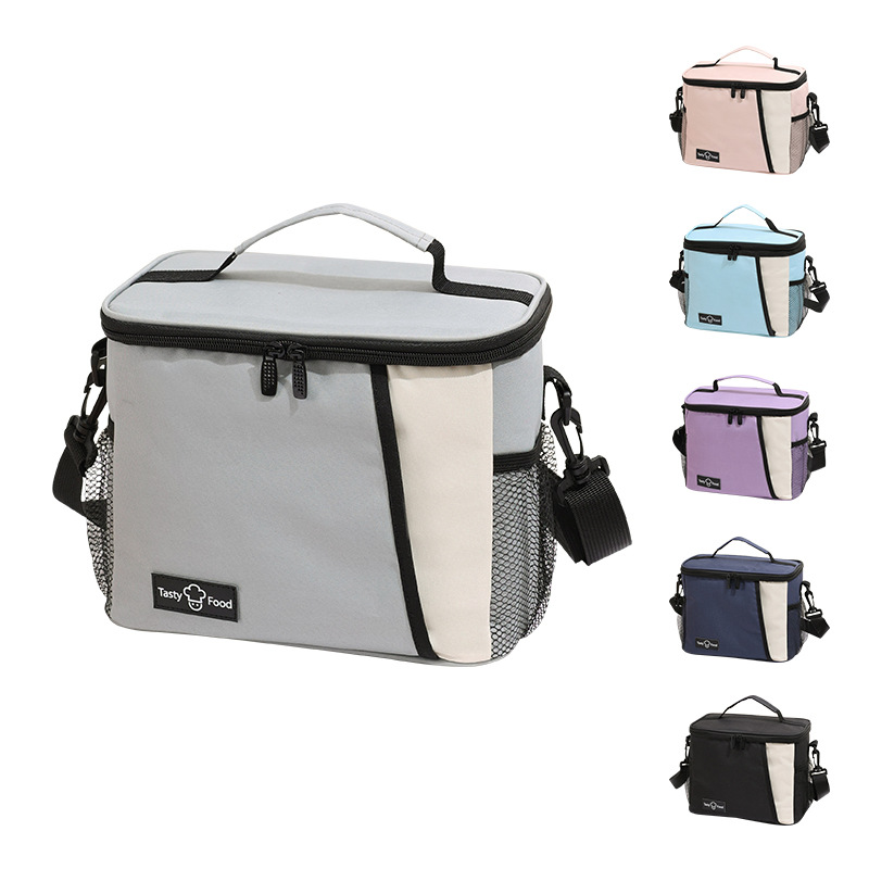 Runhui Dopamine single-shoulder insulated ice Pack Office Worker Lunch Box bag, Student lunch box handbag, Outdoor insulated bag Item Picture