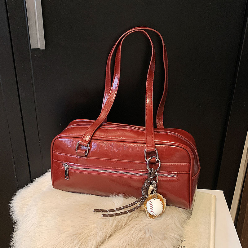 High-end, stylish and large-capacity bag for women 2025 new style casual commuting single-shoulder bag, popular hand-held baguette bag Specification drawing