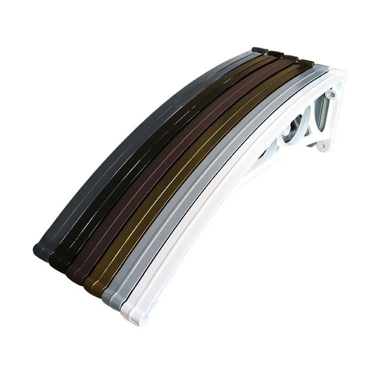 Wholesale of aluminum alloy frame canopies, outdoor rain shelters, eaves, rain shelters, sunshades, and polycarbonate sheet support frames for projects Application Scenario