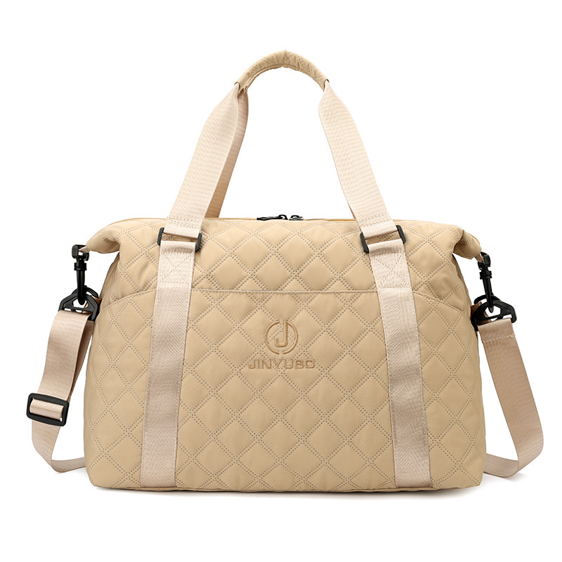 Wholesale of short-distance business trip hand-held travel bags for women, large-capacity lightweight sports and fitness bags that can be used with suitcases and luggage bags Item Picture