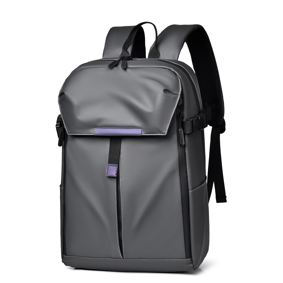 Cross-border men's casual backpacks, large-capacity functional backpacks, multi-functional laptop bags, college student schoolbags Item Picture