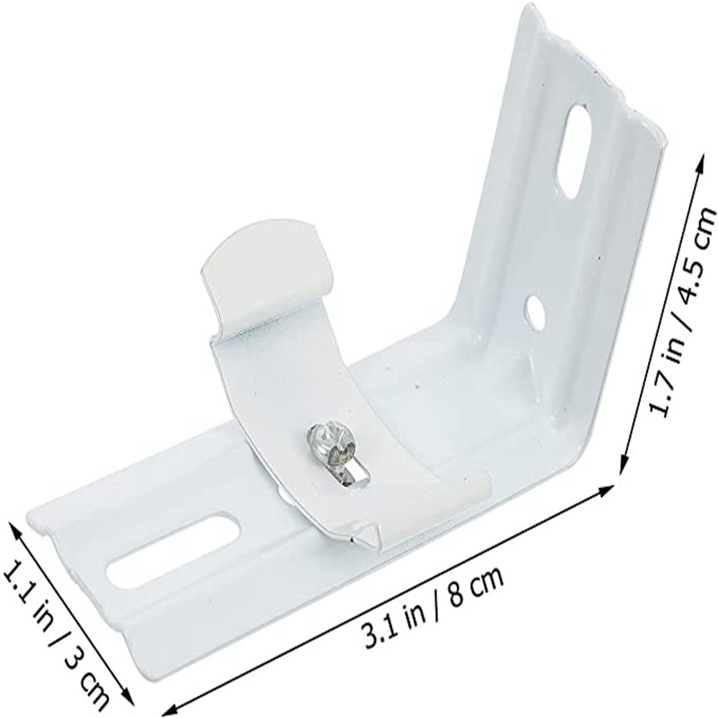 Cross-border wholesale 2 sets of vertical blinds installation code accessory sets, vertical blinds side installation and top installation code brackets details Picture