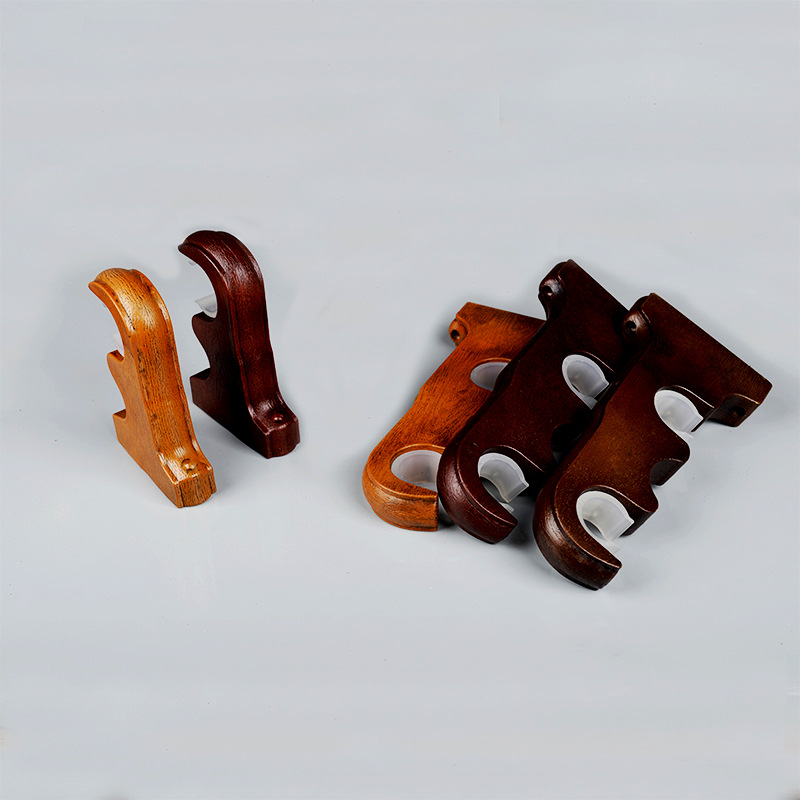 Roman pole bracket, curtain stand base, hook, double pole, single pole, wall code, fixing accessories full figure