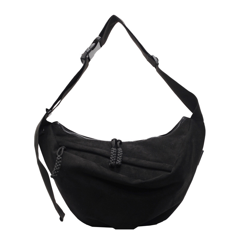 Large-capacity dumpling bag for women, 2024 new model student commuting single-shoulder underarm bag, versatile, casual and sporty crossbody bag Item Picture