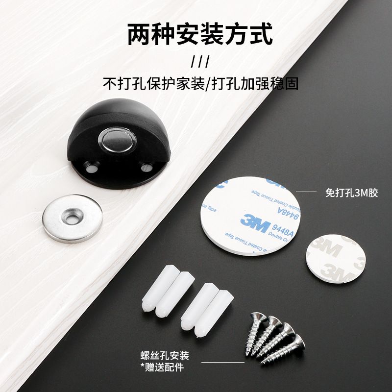 304 stainless steel turtle-top door stop, anti-collision door top ground impact limiter, glass door, rubber door stop, ground suction Application Scenario
