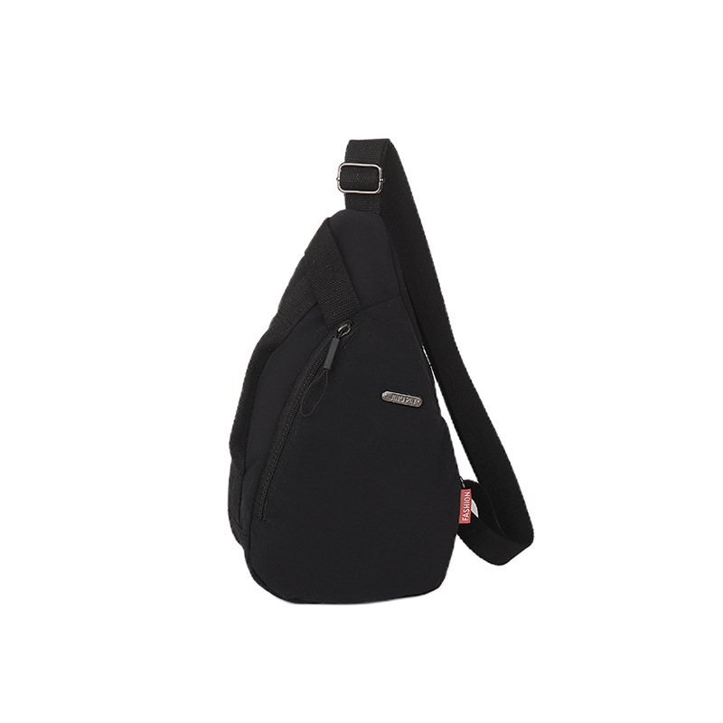 This Japanese-style simple nylon crossbody bag is a large-capacity sportswear and casual chest bag for women. When commuting, you can pair it with a shoulder bag Item Picture
