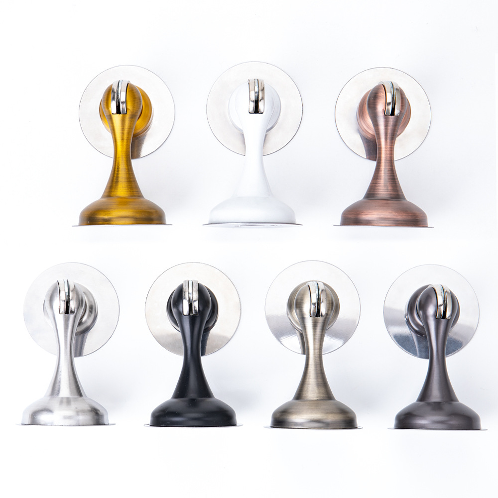 Stainless steel strong magnetic door suction, thickened door stop, no need for drilling, anti-collision device, bedroom door, silent strong magnetic floor suction Application Scenario