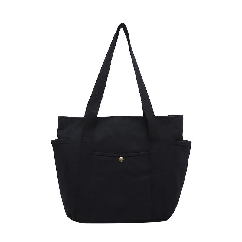 Niche design Commuter 2024 Art Student book large-capacity tote bag, single-shoulder cloth bag for work and outings Item Picture