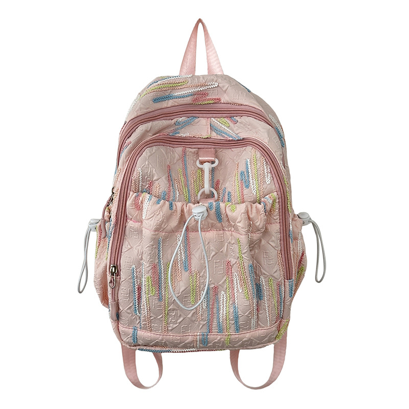Schoolbag for female college students 2025, cute and soft girl backpack, Japanese-style Instagram casual, light and small backpack Item Picture
