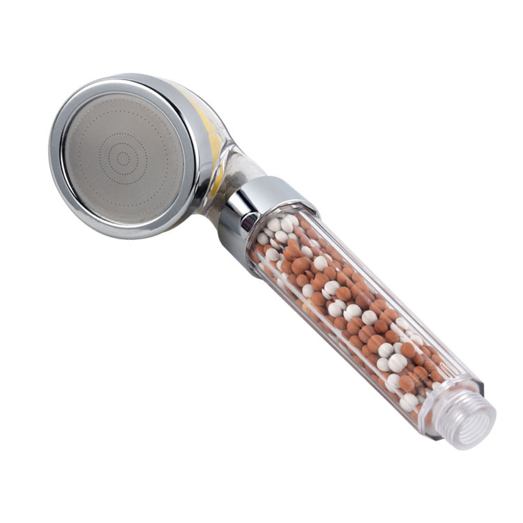 Aromatherapy shower head VC pressurized negative ion water-saving filter shower, tourmaline powerful nozzle, one-piece delivery, energy-saving Specification drawing