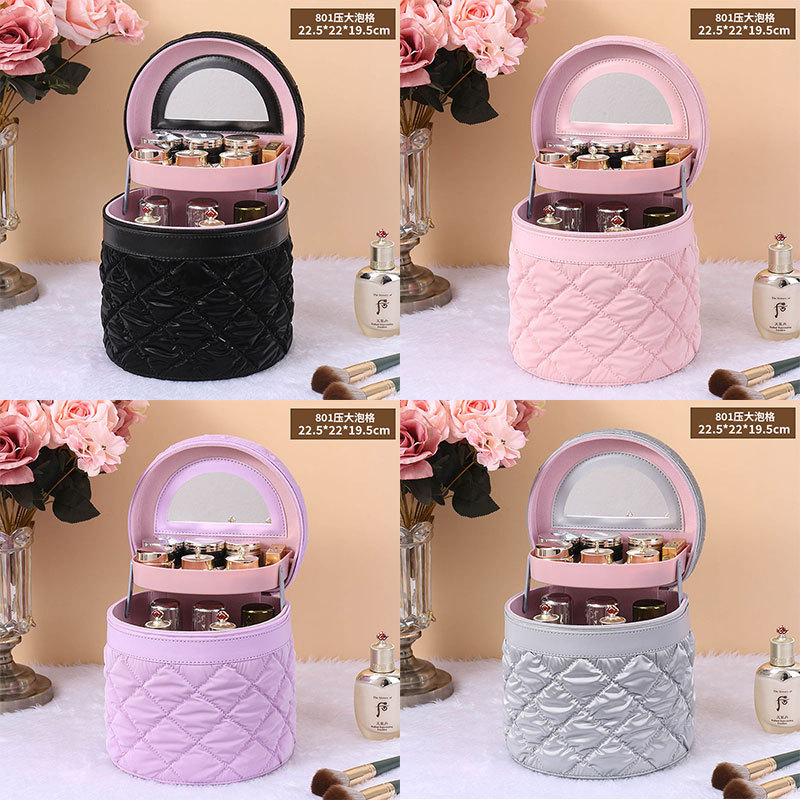 New style bubble makeup case, high-end souvenir, waterproof suitcase, portable large-capacity makeup bag manufacturer wholesale Application Scenario