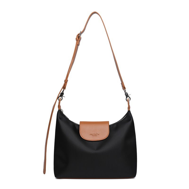 Cross-border color-blocking Korean-style multi-shoulder commuter single-shoulder bag, large-sized women's large-capacity 2025, niche design crossbody bag Item Picture