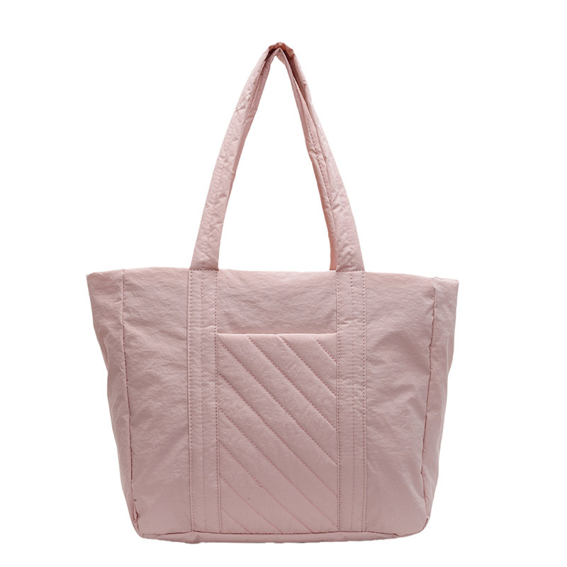 Tote large-capacity casual handbag, commuter shopping bag, simple and elegant, convenient for storage during travel, Tote single-shoulder bag Item Picture