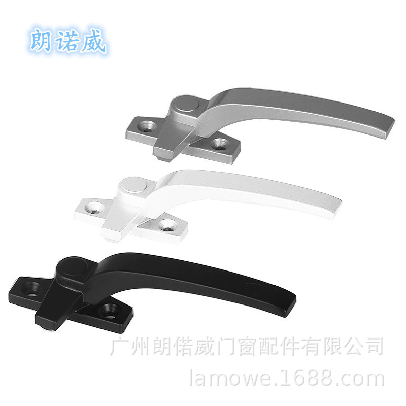 Old-fashioned thickened broken bridge aluminum alloy window handle, plastic-steel window handle lock, cross-border window handle, 50 door and window handle