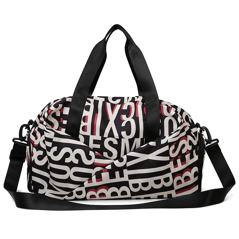 Yoga exercise bag, women's fitness bag, women's dry and wet separation storage training bag, large-capacity hand-held crossbody travel bag Item Picture