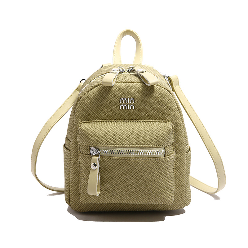 Fashionable cross-border casual retro high-end women's backpack 2025 new mini versatile small backpack Item Picture
