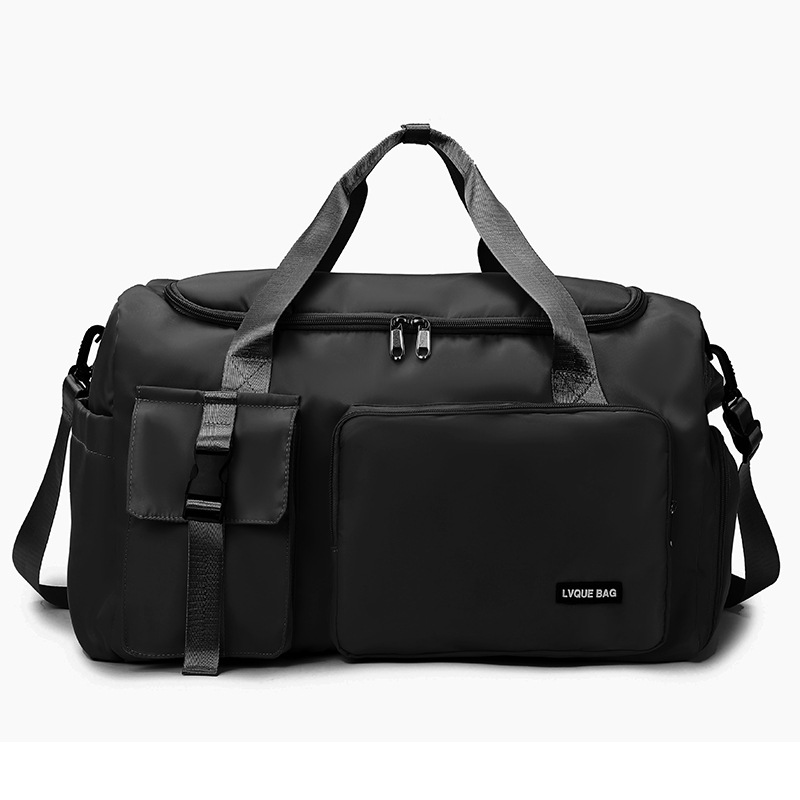 Travel bag, large-capacity women's sports training and fitness bag, multi-functional dual-purpose hand and shoulder backpack, short-distance luggage bag Item Picture