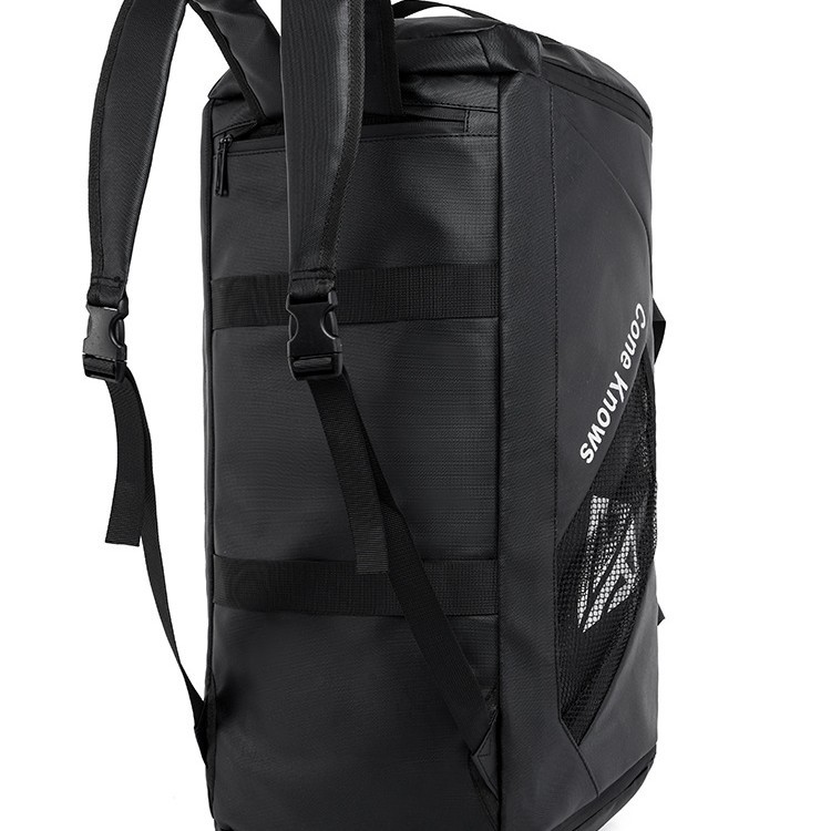 Water-resistant large-capacity fitness bag, laminated Oxford fabric, multi-functional high-quality travel bag, double-back crossbody handbag Specification drawing
