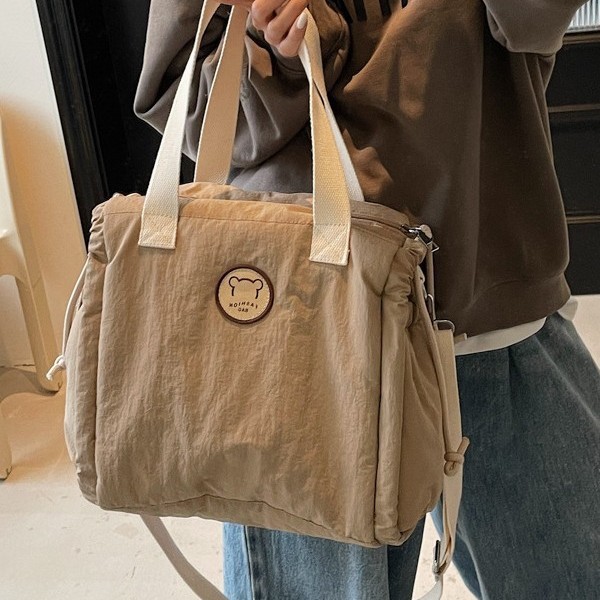 Single-shoulder bag, Japanese-style handbag design, single-shoulder bag, Korean-style college student trendy artistic casual fabric crossbody bag Application Scenario