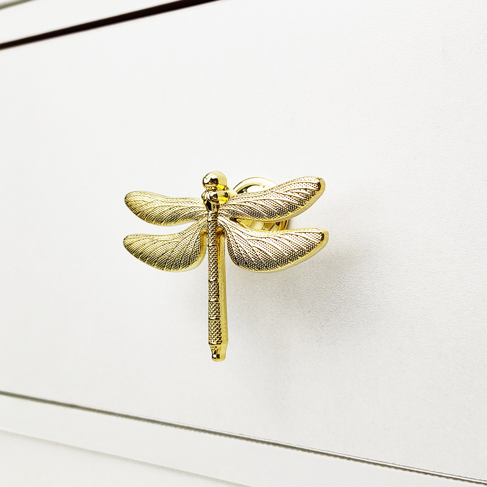 dragonfly handle patent certificate, metal single-hole handle, furniture cabinet drawer handle details Picture