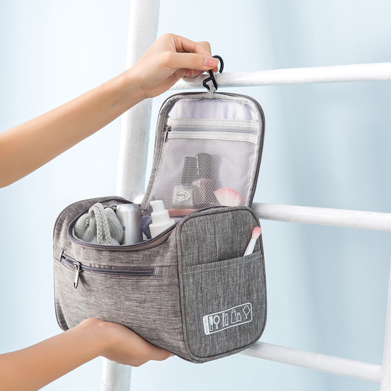 New portable business trip toiletry bag, large-capacity hook bag, men's business trip travel supplies storage bag, toiletry bag full figure