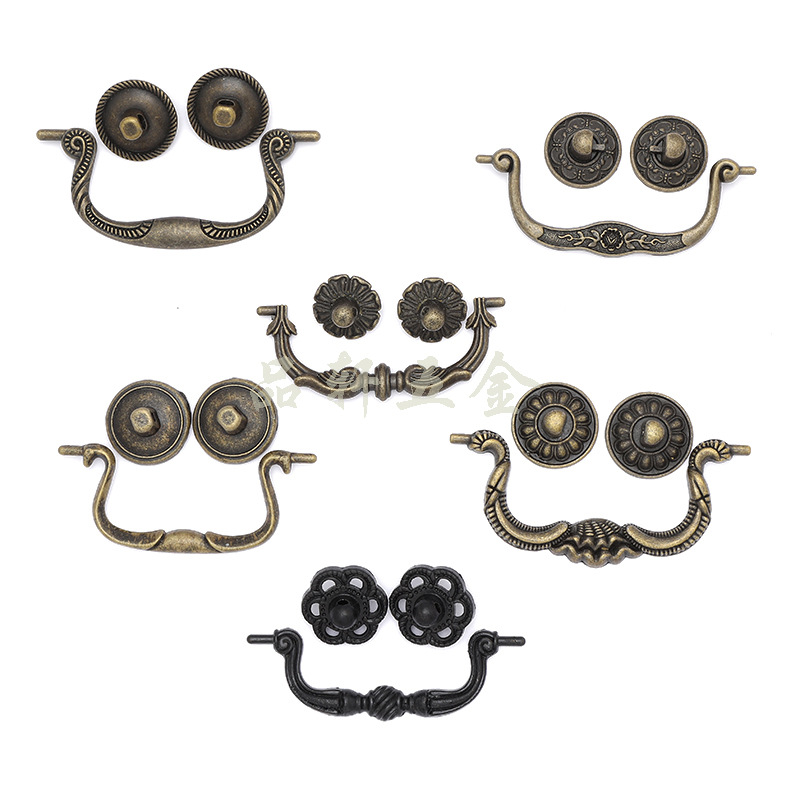 Factory direct supply of home decoration handles, packaging boxes, gift boxes, handles, wooden box handles, cabinet doors, drawer handles Item Picture