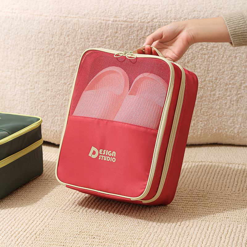 Dopamine twill shoe box dust-proof large-capacity storage shoe box thickened storage bag can hold three pairs of shoe storage bags Application Scenario