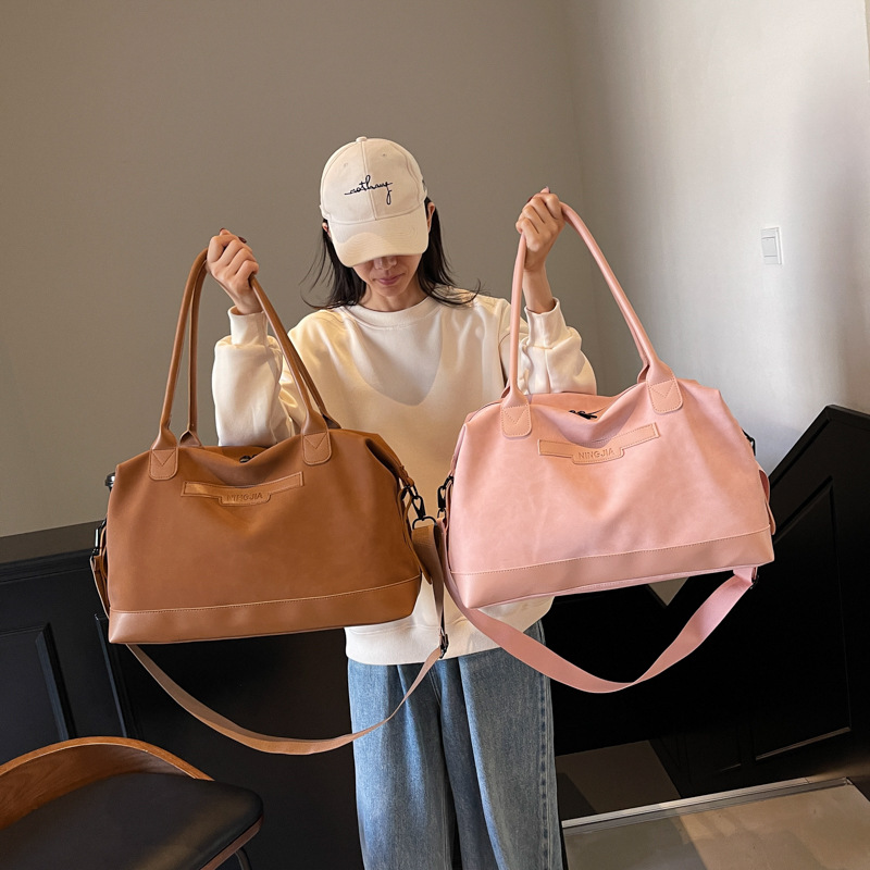 2025 New style travel bag, single-shoulder crossbody yoga exercise and fitness bag, lightweight hand-held large-capacity luggage bag details Picture