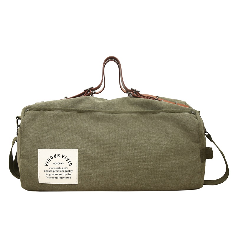 A new cross-border short-distance travel bag for both men and women, a casual, retro and versatile hand-held canvas single-shoulder crossbody bag full figure