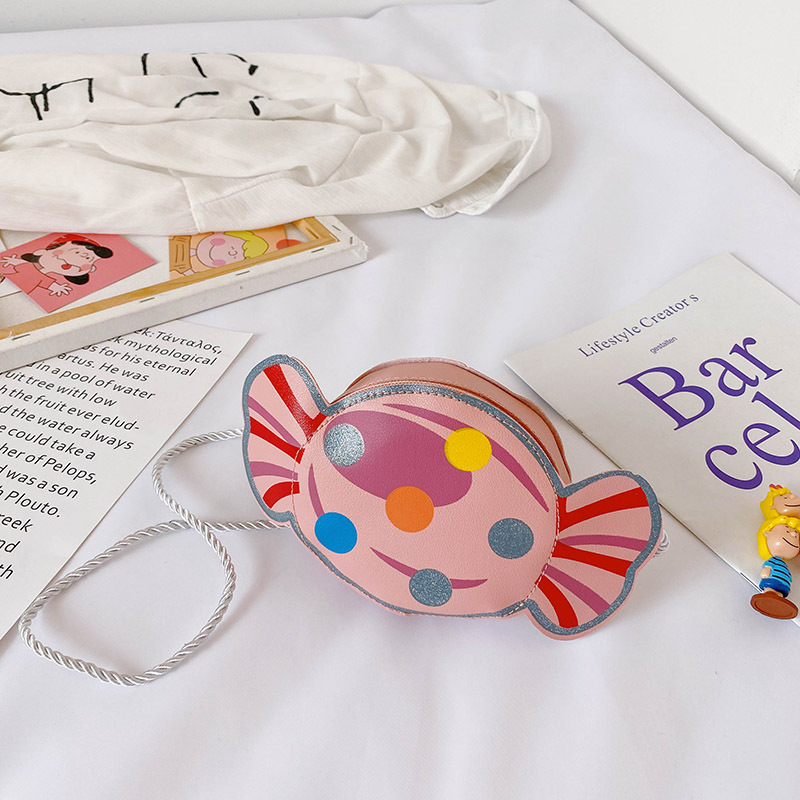 Korean candy mini bag 2024 new style children's coin purse, cute and stylish girl princess single-shoulder crossbody bag, trendy full figure
