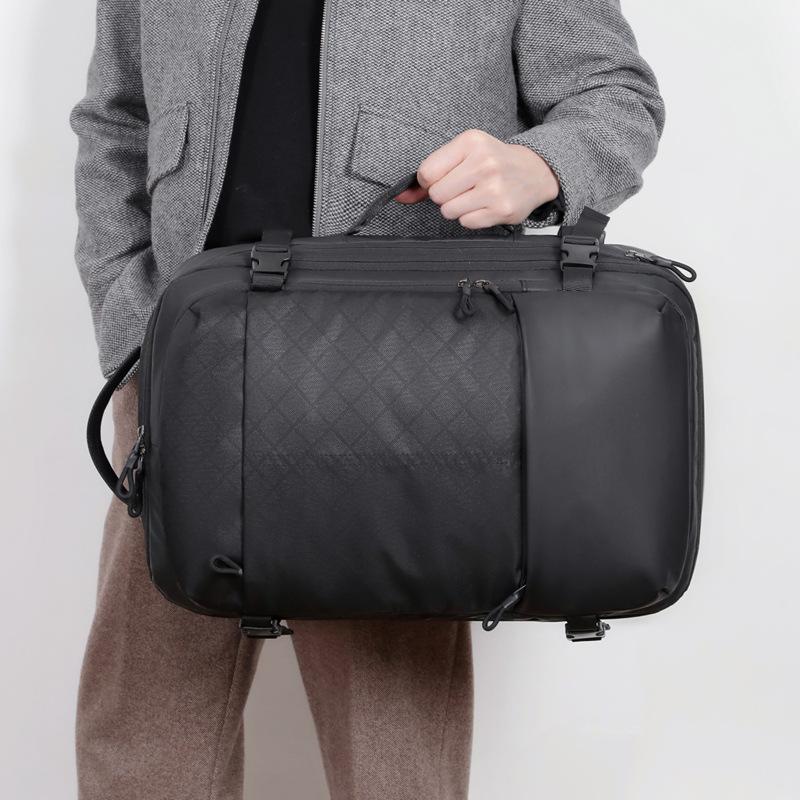 Multi-functional business backpack, high-end men's travel computer bag, USB charging, large-capacity expandable backpack details Picture