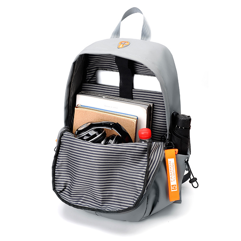 Simple, lightweight, casual travel backpack, junior high school and senior high school schoolbag, men's large-capacity, high-appearancelevel backpack, computer bag Application Scenario