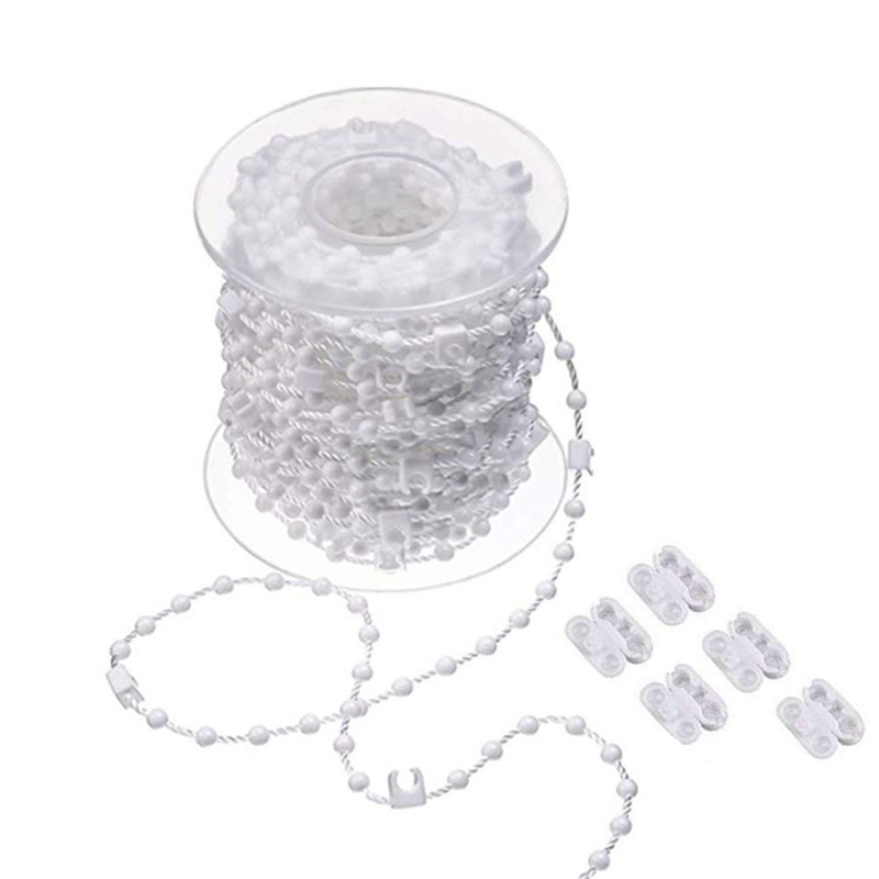 Cross-border retail 89MM louver set accessories: 20-meter bead chain, 5 bead buckles, fabric louver, vertical curtain, vertical louver full figure